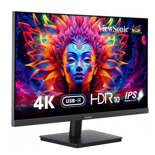 VIEWSONIC VA3209U 32 Inch UHD 60Hz IPS Panel 128% SRGB 4MS Adaptive Sync IPS Gaming Monitor