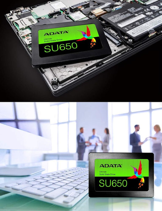 ADATA Ultimate SU650 480GB 3D NAND 2.5 SATA Internal Solid State Drive ( SSD )