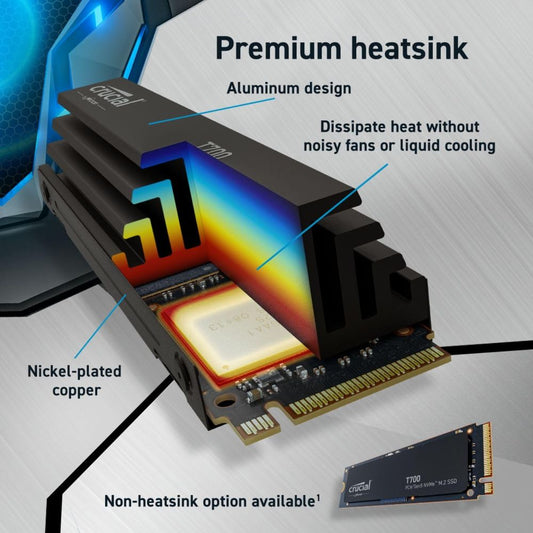 CRUCIAL T700 1TB M.2 NVME Gen5 Internal Solid State Drive ( SSD )