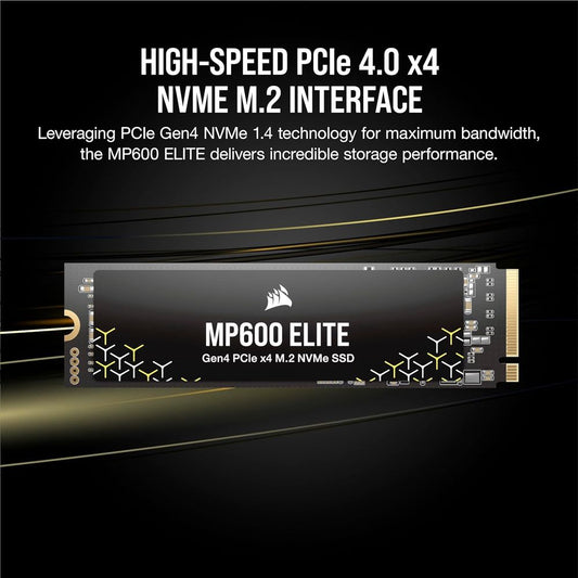 CORSAIR MP600 Elite 2TB M.2 NVMe Gen4 Internal Solid State Drive ( SSD )