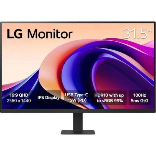 LG 32U631A-B 32 Inch 2K QHD 100Hz IPS Panel 99% SRGB 5MS Dynamic Action Sync Gaming Monitor