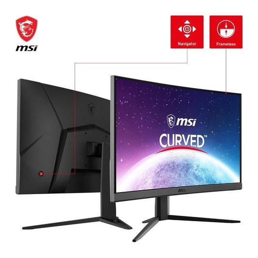 MSI G24C4 E2 24 Inch FHD 185Hz VA Panel 112% SRGB 1MS Adaptive Sync VA Gaming Monitor