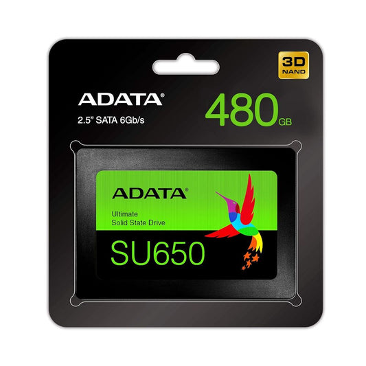 ADATA Ultimate SU650 480GB 3D NAND 2.5 SATA Internal Solid State Drive ( SSD )