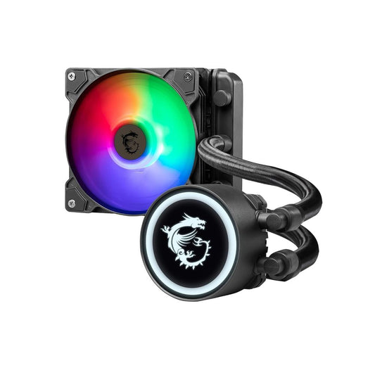 MSI MAG CoreLiquid B120 120mm Single Tower Auto-RGB Liquid Cooler (Black)