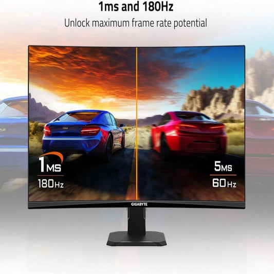 GIGABYTE GS27FC 27 Inch FHD 180Hz VA Panel 120% SRGB 1MS AMD Freesync Gaming Monitor