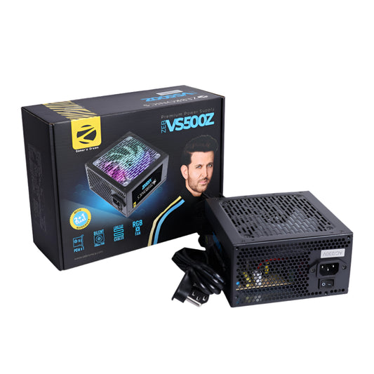 ZEBRONICS Zeb VS500Z 500W Non-Modular Power Supply ( Black )