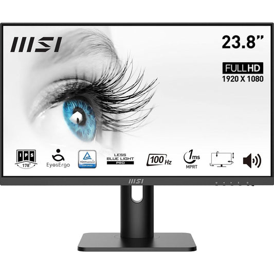 MSI PRO MP243XP 24 Inch FHD 100Hz IPS Panel 119%SRGB 1MS AMD Freesync Business Monitor