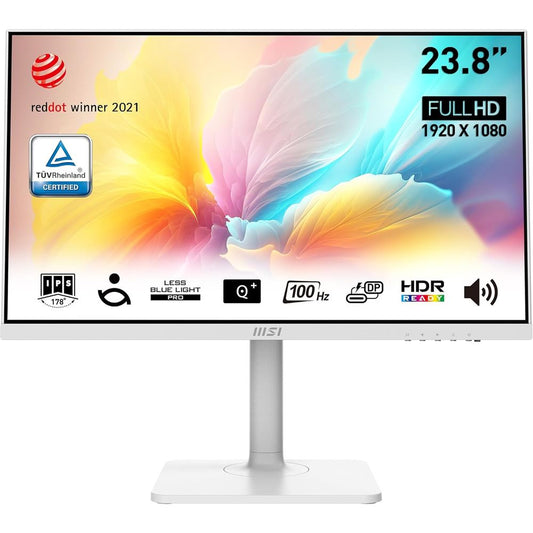 MSI Modern MD2412PW 24 Inch FHD 100Hz IPS Panel 114%SRGB 1MS IPS Adaptive Sync Business Monitor