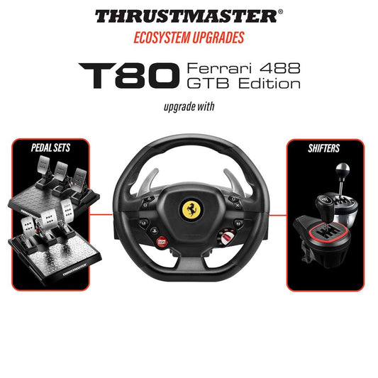 THRUSTMASTER T80 Ferrari 488 Gtb Rw 鈥?PlayStation 4 PS5 & PC