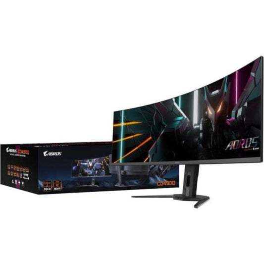 GIGABYTE Aorus CO49DQ 49 Inch QHD 144Hz OLED Panel 99% SRGB 0.3MS  AMD Freesync  OLED Gaming Monitor