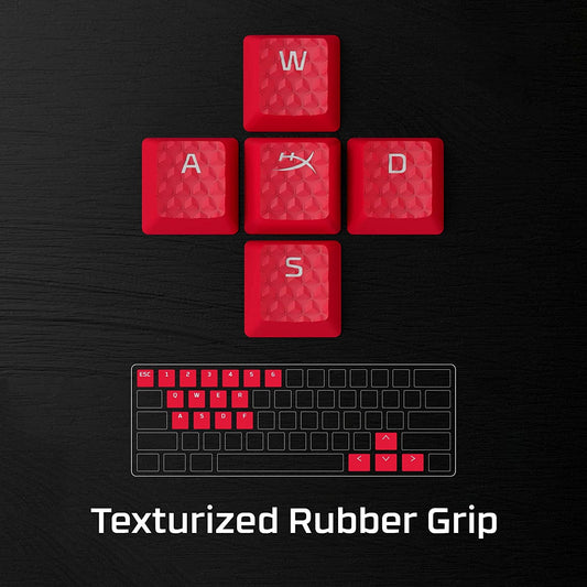 HyperX Rubber Keycaps - Red [US]