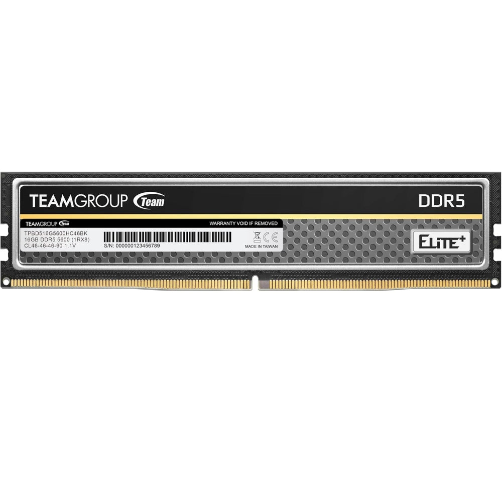 Buy TEAMGROUP Elite Plus 16GB ( 16GB x 1 ) 5600MHz DDR5 Ram (Black