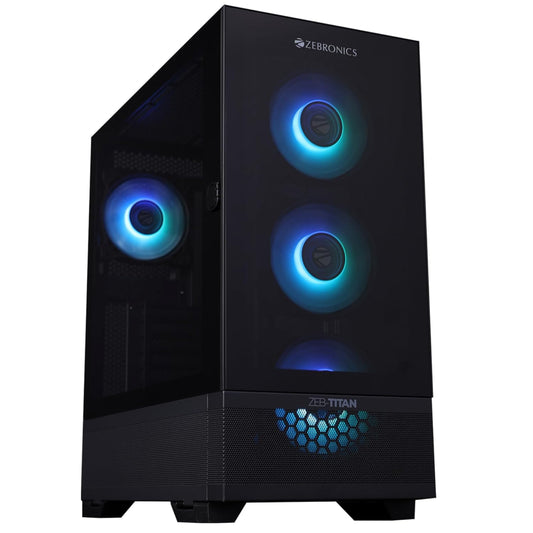 ZEBRONICS TITAN ATX Full Tower Cabinet ( Black )