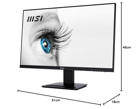 MSI PRO MP273A 27 Inch FHD 100Hz IPS Panel 106%SRGB 1MS Adaptive Sync IPS Business Monitor