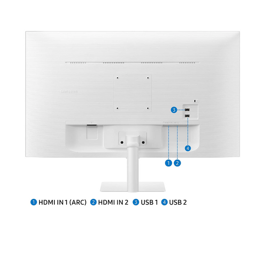 SAMSUNG M5 LS27CM501EWXXL 27 Inch FHD 60Hz 100% SRGB 4MS AMD Freesync Smart Monitor