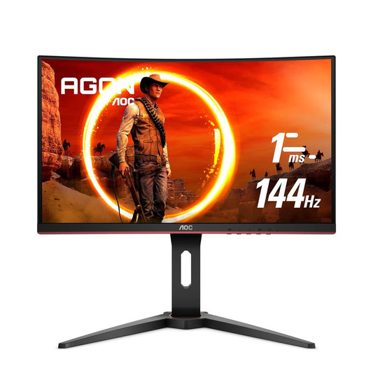 AOC C24G1 24 Inch FHD 144Hz VA Panel 96%SRGB 1MS AMD Freesync Curved Gaming Monitor