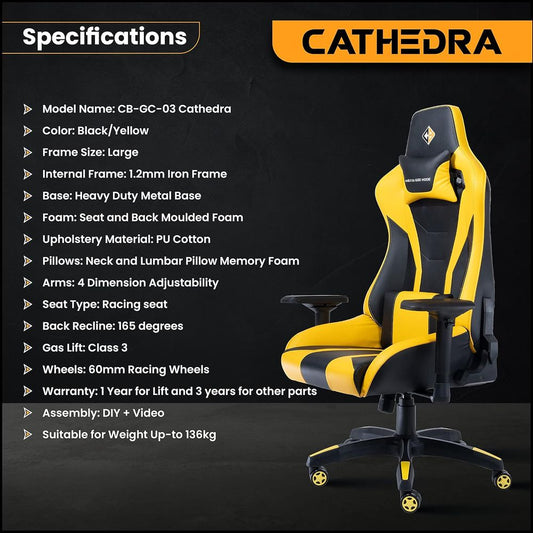 COSMIC BYTE CB-GC-03 Cathedra Gaming Chair