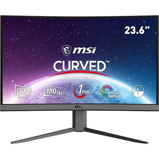 MSI G24C4 E2 24 Inch FHD 185Hz VA Panel 112% SRGB 1MS Adaptive Sync VA Gaming Monitor