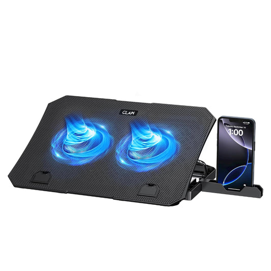 CLAW Air Pro C39 Laptop Cooling Pad ( Black ) ( Dual Fan )