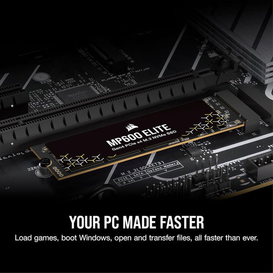 CORSAIR MP600 Elite 2TB M.2 NVMe Gen4 Internal Solid State Drive ( SSD )