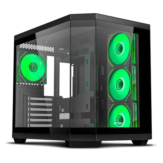 ANT ESPORTS Crystal X11 ARGB ATX Mid Tower Cabinet ( Black )