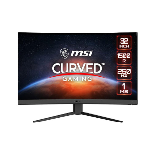 MSI G32C4X 32 Inch FHD 250Hz VA Panel 114.8%SRGB 1MS AMD Freesync Curved Gaming Monitor