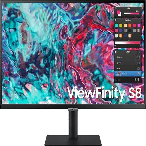 Samsung View Finity S8 27 Inch 4K UHD 60Hz IPS Panel 99%SRGB 5MS AMD Freesync IPS Gaming Monitor