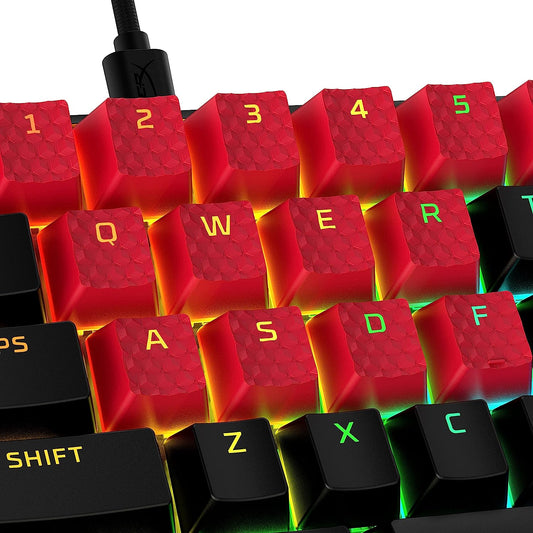 HYPERX Rubber Keycaps Red [US]