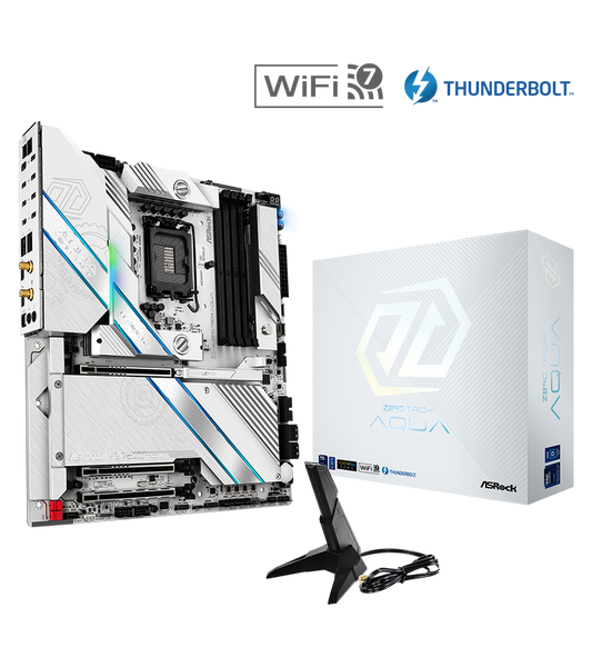 ASROCK Z890 Taichi Aqua Wifi DDR5 Intel Motherboard ( White )