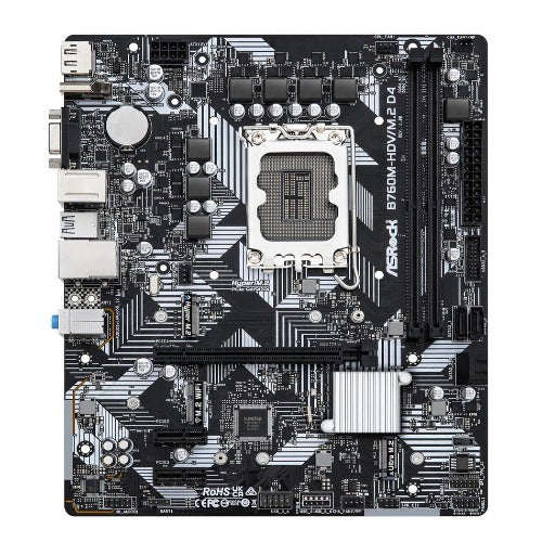 ASROCK B760M-HDV/M.2 Wifi DDR4 Intel Motherboard