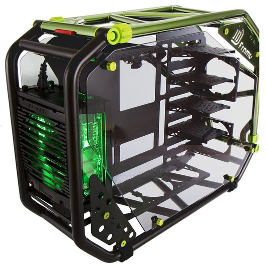 INWIN D Frame 2.0 1065W PSU EATX Full Tower Cabinet (Green)