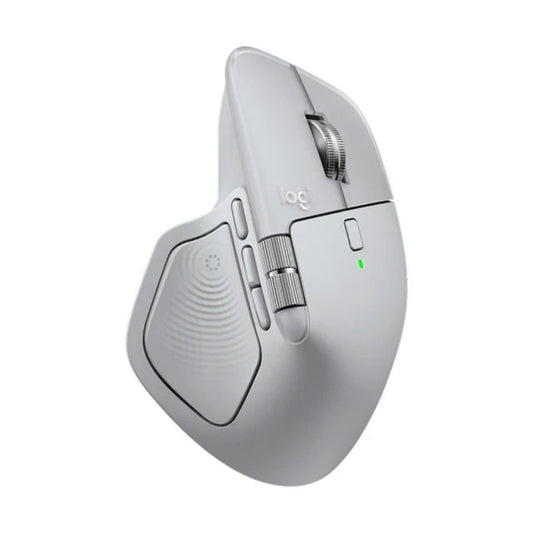 LOGITECH MX Master 4 For Mac Wireless Ergonomic Gaming Mouse ( 910-007578 ) ( 8000DPI / 8 Macro Button ) ( White/Silver )
