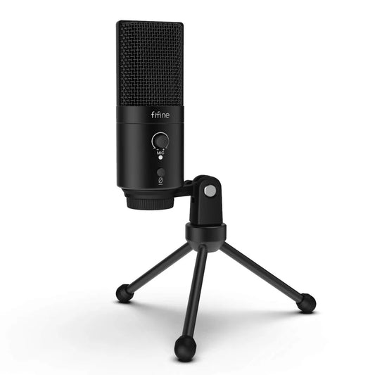 FIFINE K683A USB Type-C Desktop Microphone ( With Tripod Stand )