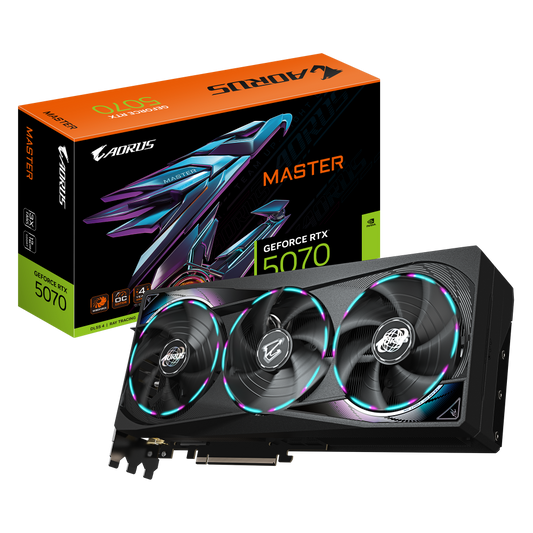 GIGABYTE GeForce RTX 5070 AORUS MASTER 12GB Nvidia Graphic Card