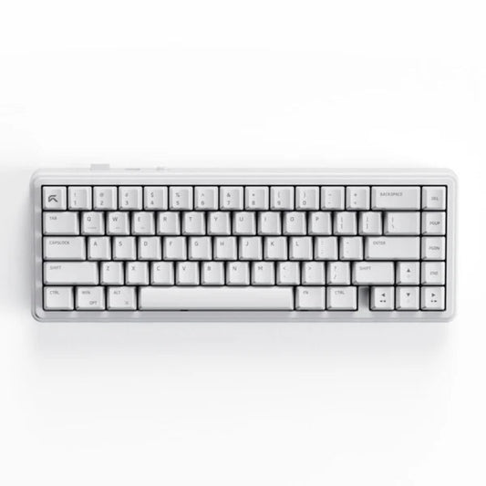 CYBEART Akula 65 Tri Mode 65% Compact RGB Mechanical Gaming Keyboard ( White ) ( MKI Gen 1 Linear Switch )