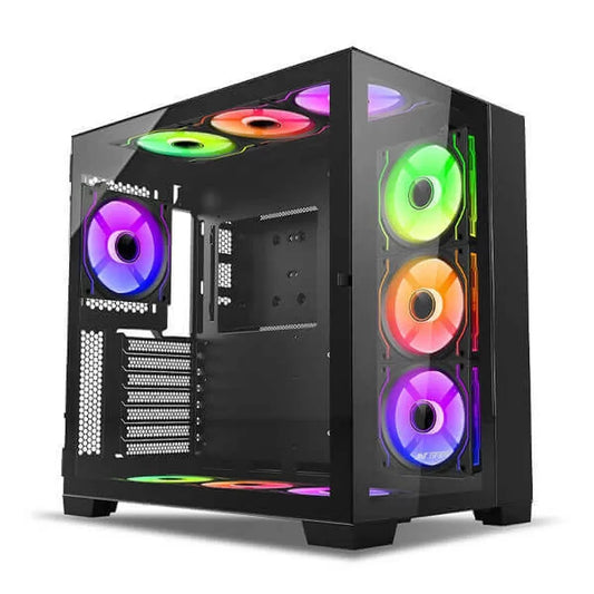 SymX FS915 ( AMD Ryzen 7 7800X3D / NVIDIA RTX 4080 SUPER 16GB / 64GB RAM DDR5 / 1TB M.2 NVME SSD ) Custom PC Build ( For Flight Simulator & Racing Simulators )