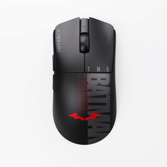 CYBEART Artemis 1K Wireless Tri Mode Ambidextrous Batman Edition Gaming Mouse ( The Batman ) ( 24000DPI / 5 Macro Buttons )
