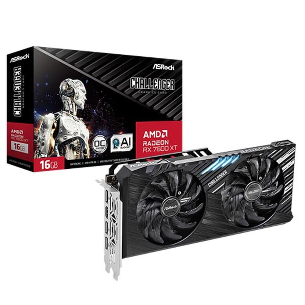 Buy ASRock AMD Radeon RX 7600 XT Challenger OC 16GB | EliteHubs.com