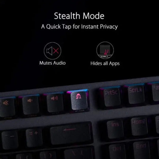 ASUS Rog Strix Scope NX Full Size Mechanical Wireless Gaming Keyboard ( Black ) ( Red Switch )