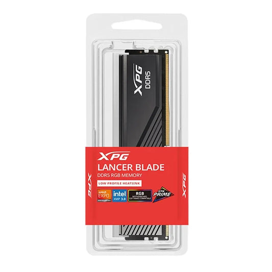 ADATA XPG Lancer Blade RGB 16GB (16GB x 1) DDR5 6000MHz RAM (Black)