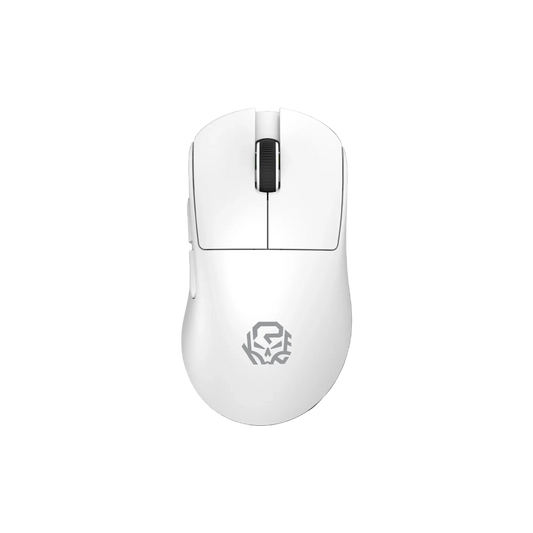 KARNAGE Blink Tri-Mode RGB Wireless Ergonomic Gaming Mouse ( KNG-BW-81-WH ) ( 16000DPI / 6 Macro Buttons ) ( White )