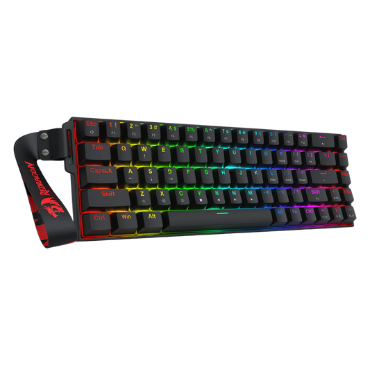 REDRAGON Castor K631 HE 60% Mechanical RGB Wired Gaming Keyboard WIth Strap ( Black ) ( Magnetic Switches )