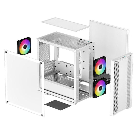 DEEPCOOL CC360 ARGB MATX Mid Tower Cabinet ( White )