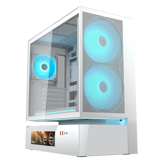 COUGAR CFV235 Mesh Vision ARGB ATX Mid Tower Cabinet ( White )