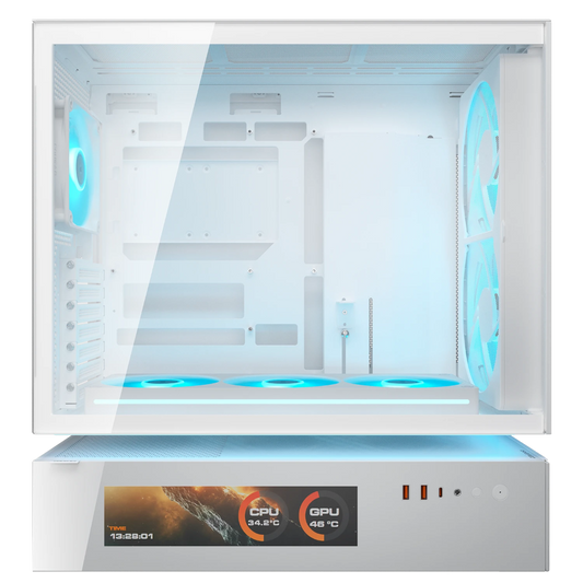 COUGAR CFV235 Mesh Vision ARGB ATX Mid Tower Cabinet ( White )