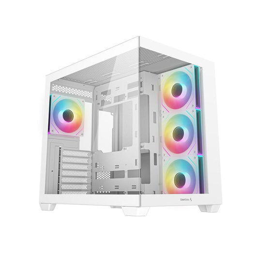 DEEPCOOL CG530 4F ARGB ATX Mid Tower Cabinet (White)