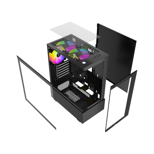 ANT VALUE CV100 ATX Mid Tower Cabinet (Black)