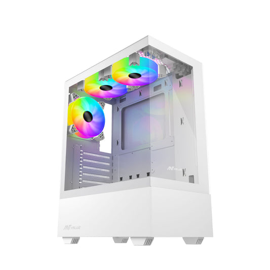 ANT VALUE CV100 ATX Mid Tower Cabinet ( White )