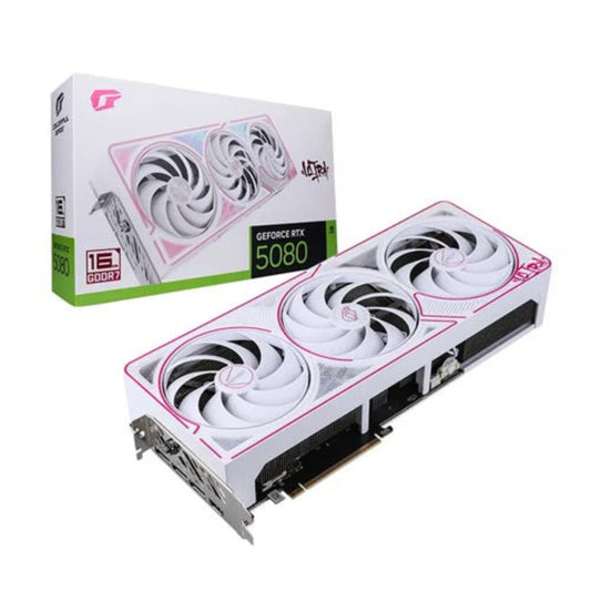 COLORFUL iGame GeForce RTX 5080 Ultra W OC 16GB-V White Nvidia Graphic Card