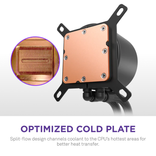 NZXT Kraken Plus 360 RGB 360mm CPU Liquid Cooler ( With LCD Display ) ( Black )